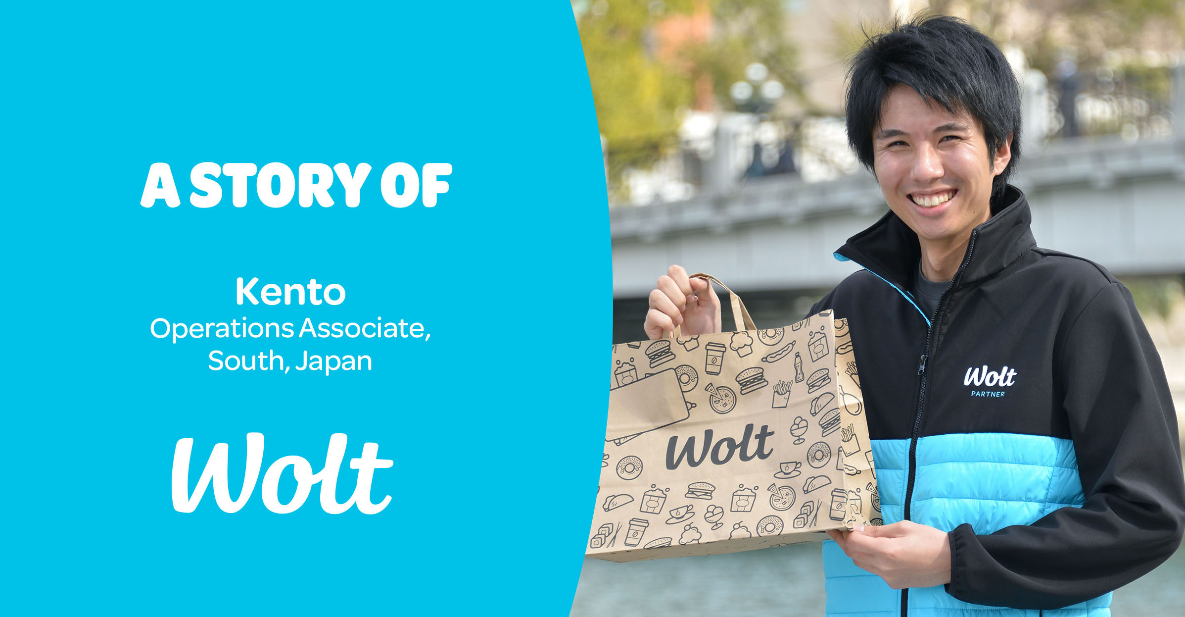 パイロット志望から地元・広島のWoltへ転職したKentoのストーリー