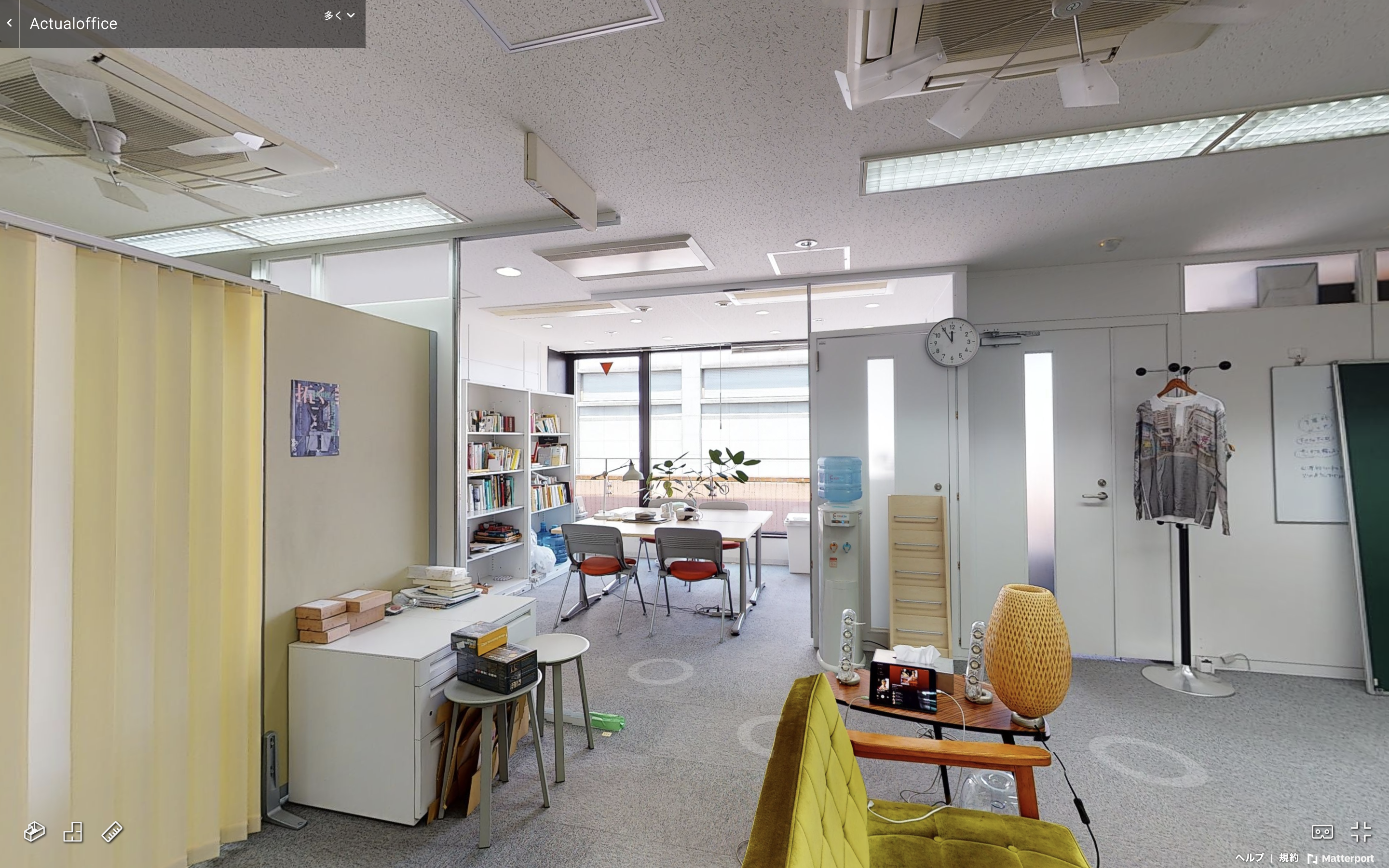 開放感のあるオフィス共有スペース
