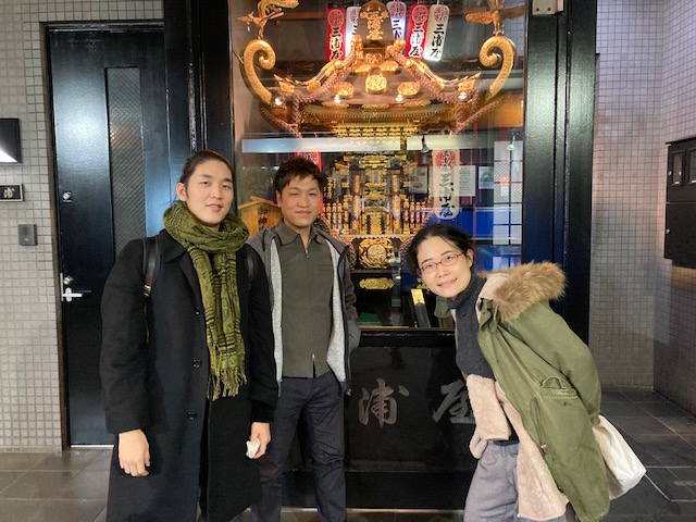 2020年忘年会始まる前の３ショットです！