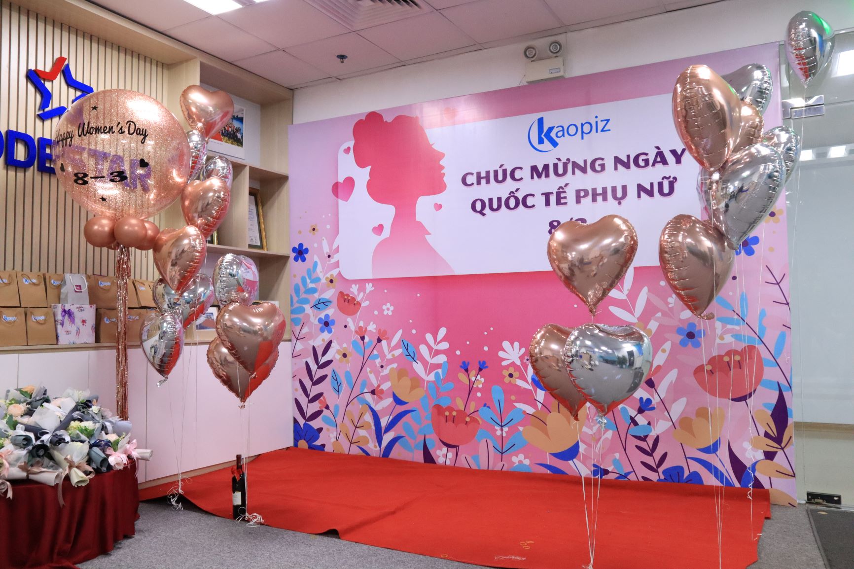 カオピーズ社内の 国際女性デー記念 イベント