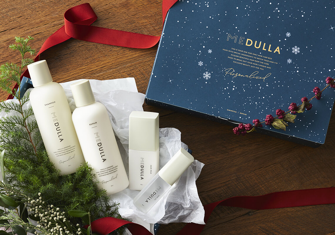 パーソナライズヘアケア「MEDULLA」、冬の季節限定テーマ「SNOW」を12月1日より数量限定で発売いたします！