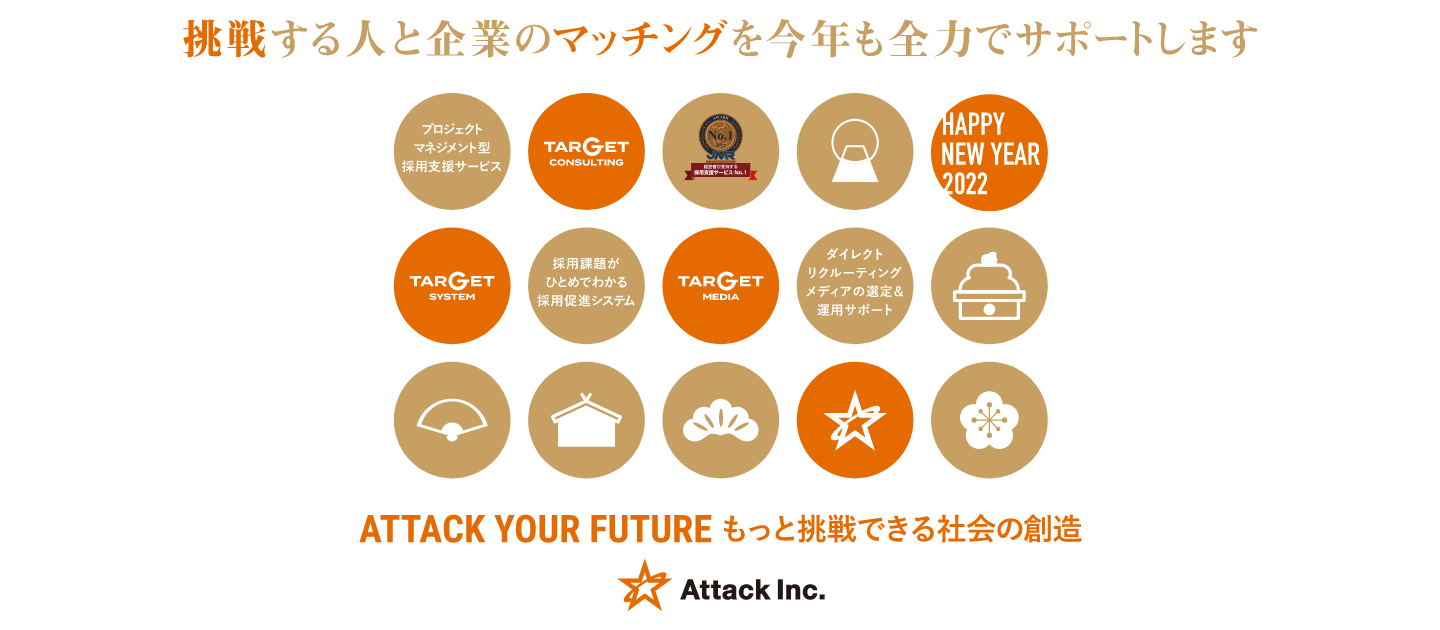2022年の抱負を公開！Attackは今年も、スタートアップやベンチャー企業の採用支援を全力でサポートします！