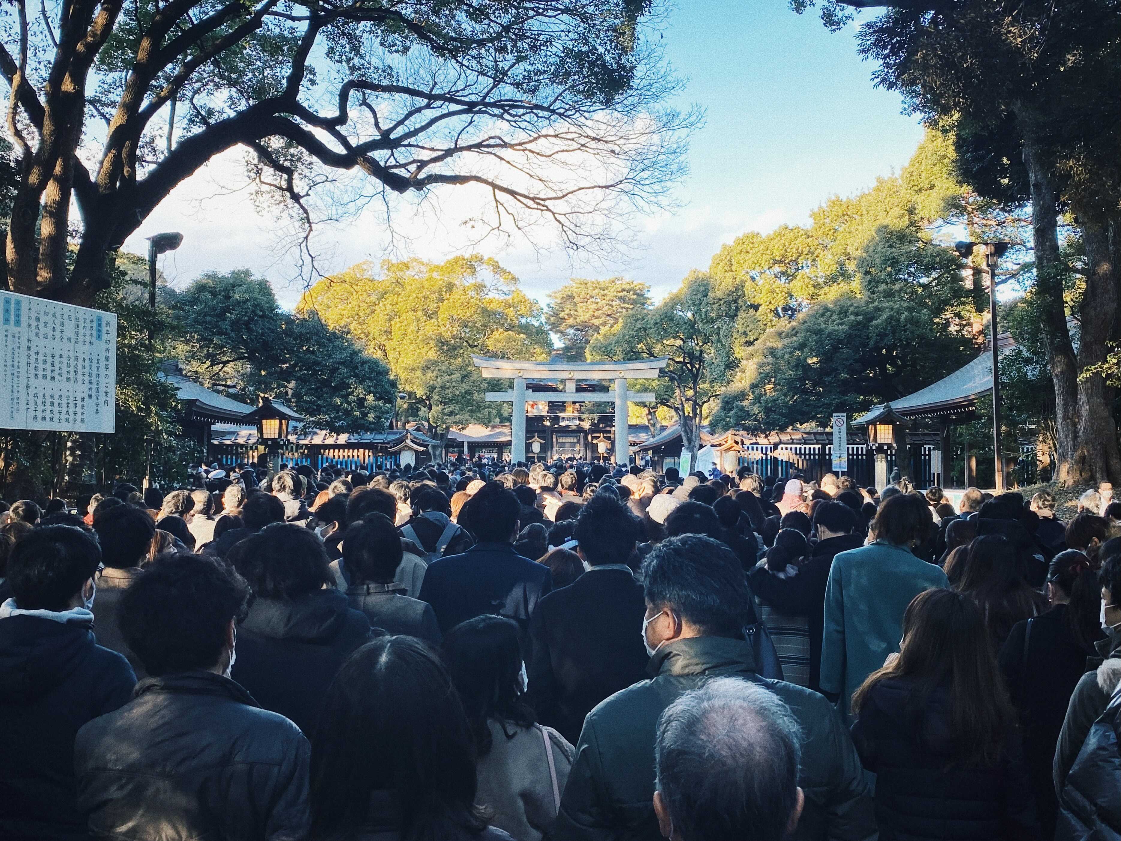 明治神宮に2022年の初詣、行ってきました。