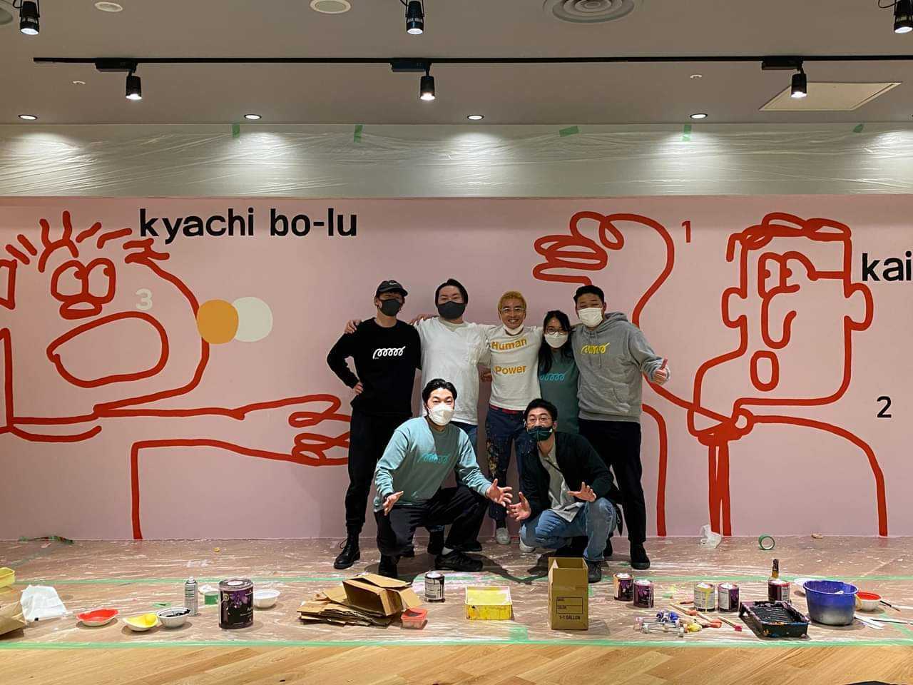 ［CO&CO］アーティスト・vug x CO&CO NAGOYAのコラボレーション壁画とExhibition。