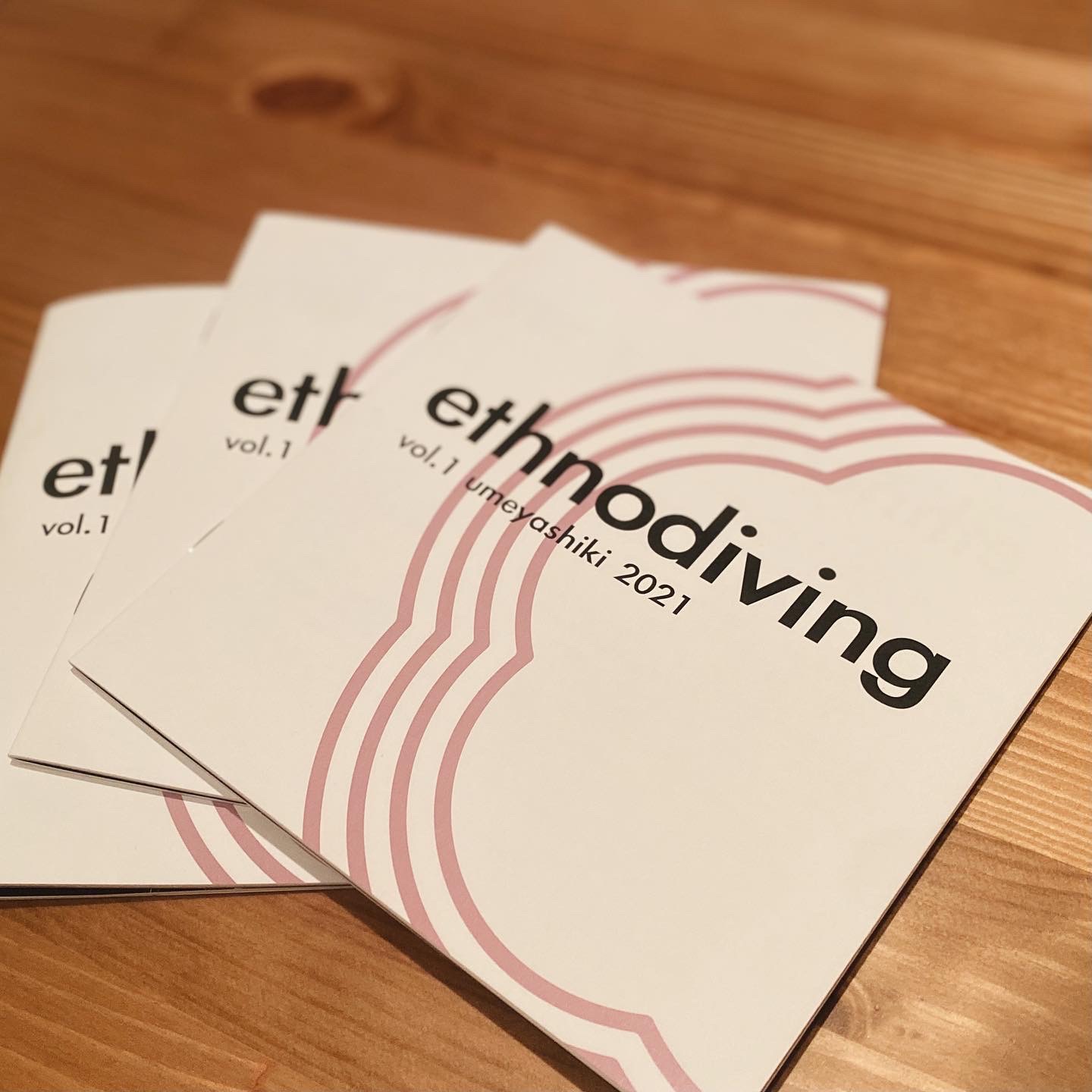 自主制作zine「ethnodiving」
