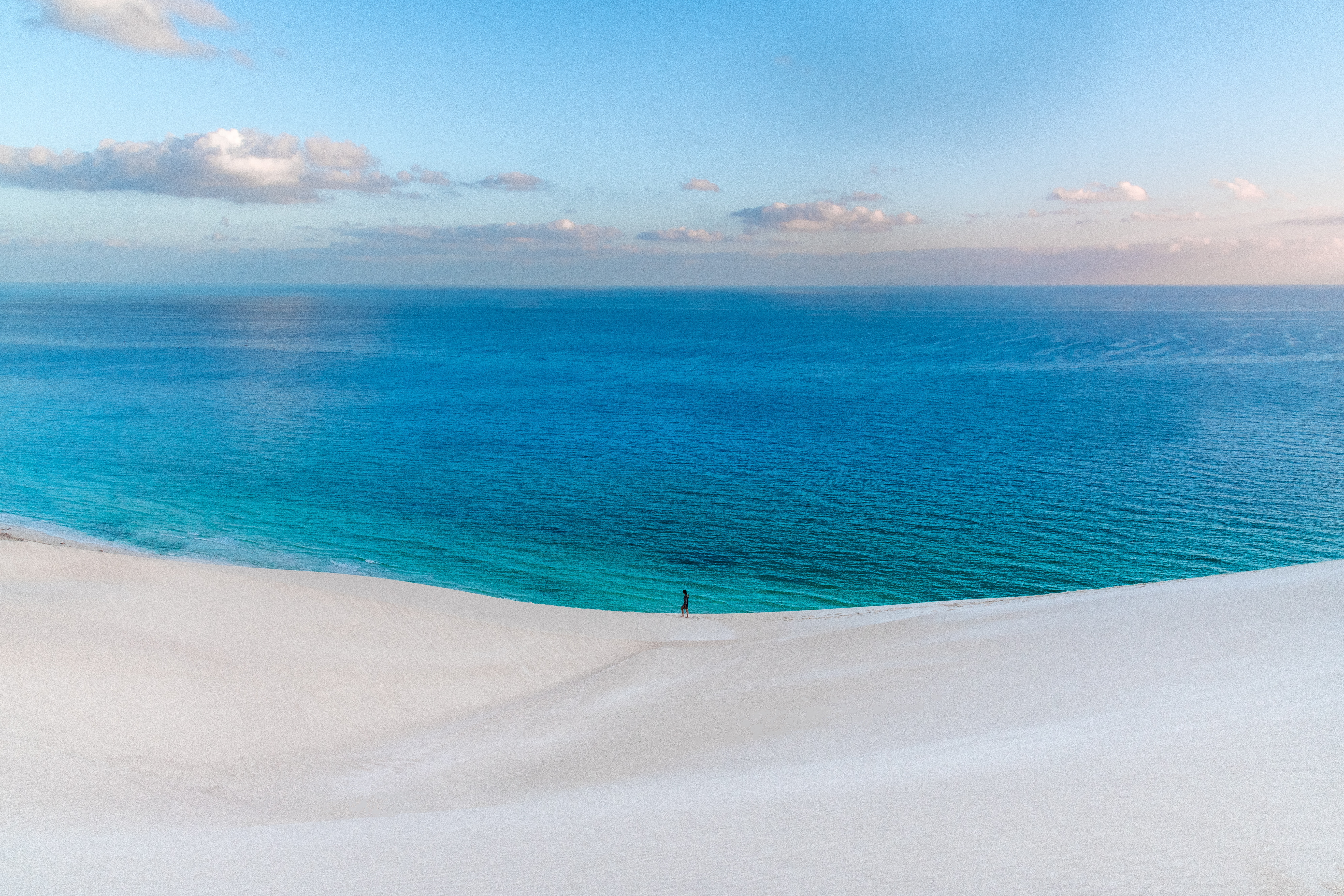 海の向こうにワクワクしていた