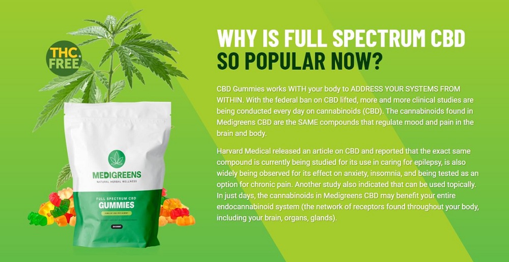 MediGreens CBD Gummies's Reviews Stress Relief