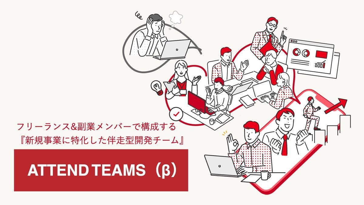 Lbose Itフリーランスプラットフォーム Attend Teams B を開設 株式会社lbose