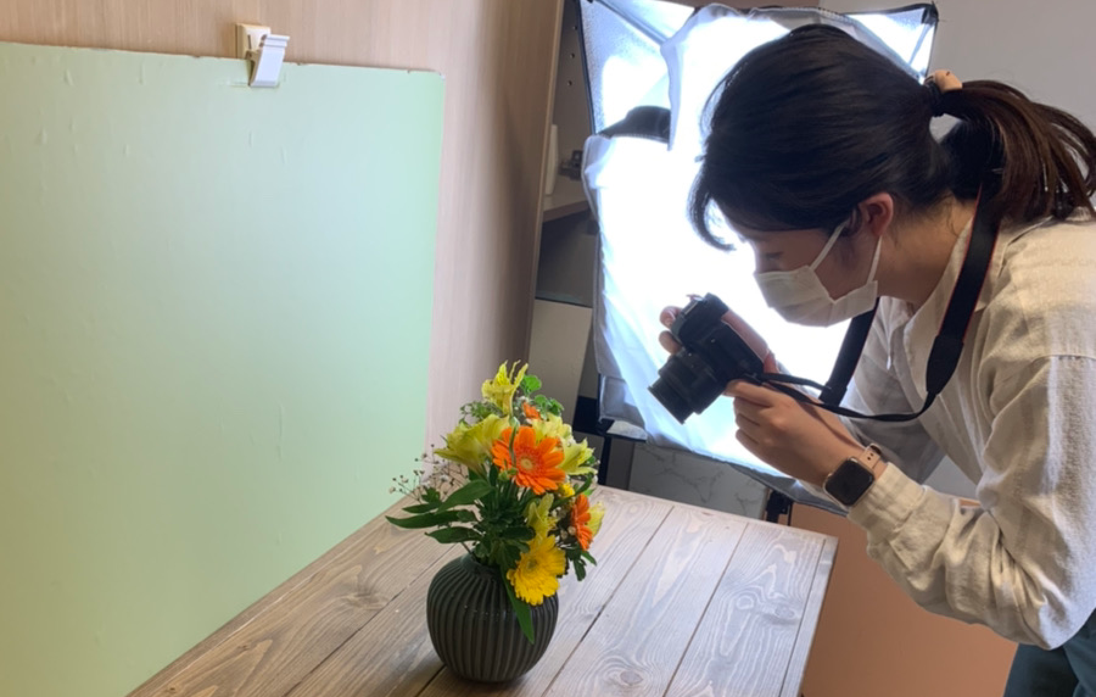 【仕事紹介・生花事業】～花撮影～