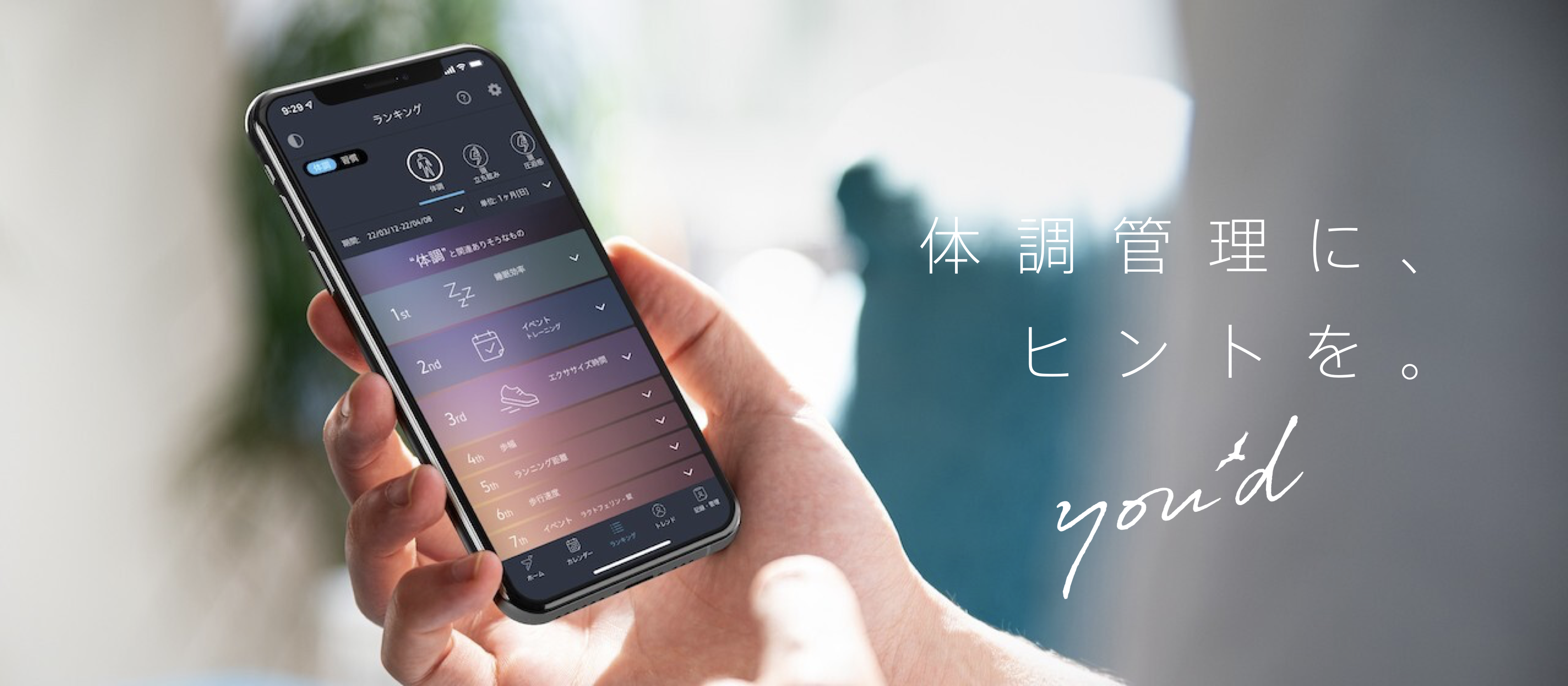 コンディションニングAIアプリ「you’d ™」提供開始