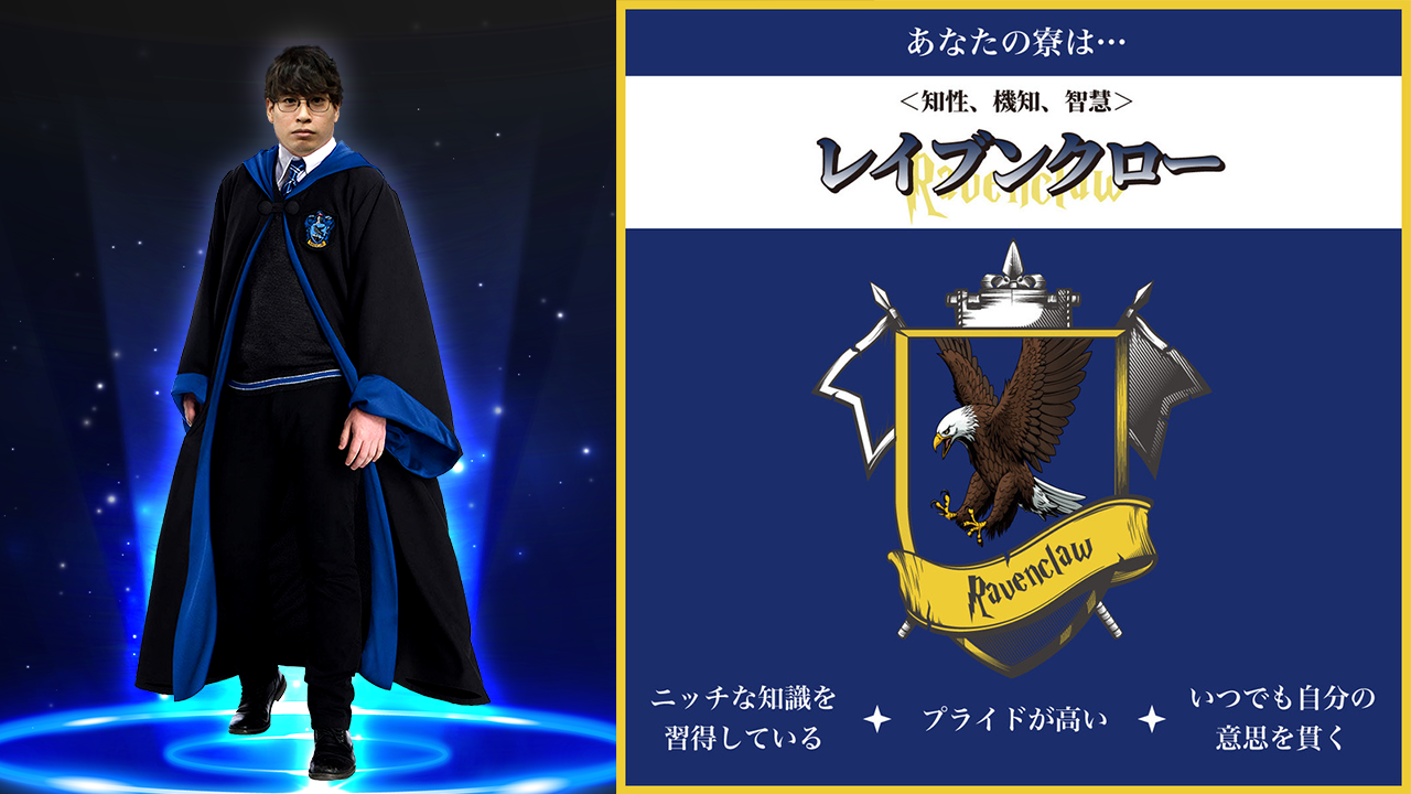 ハリー・ポッター レイブンクロー 寮生ケープ