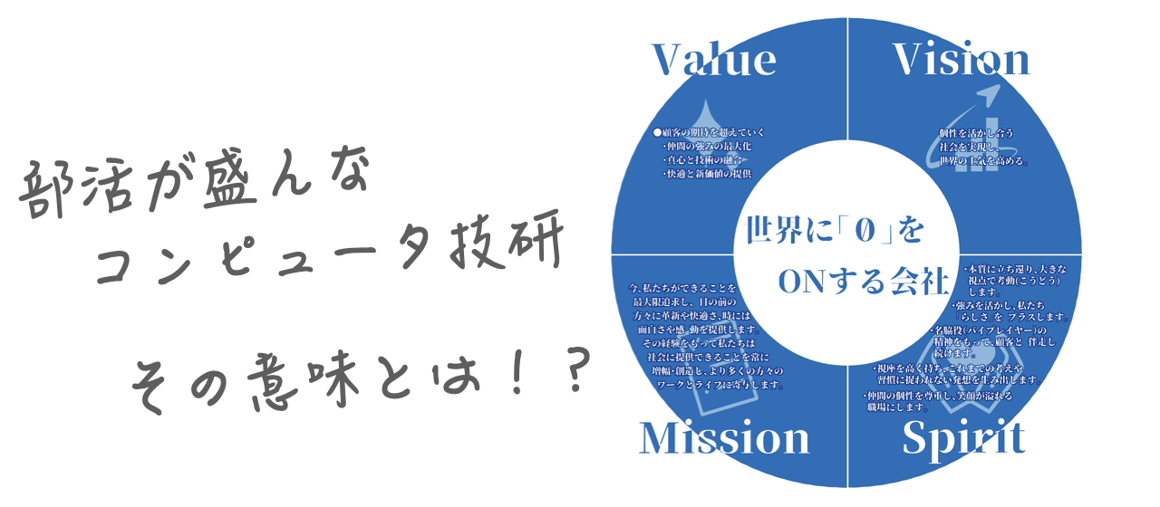 ビジョンの追求に部活は不可欠！？