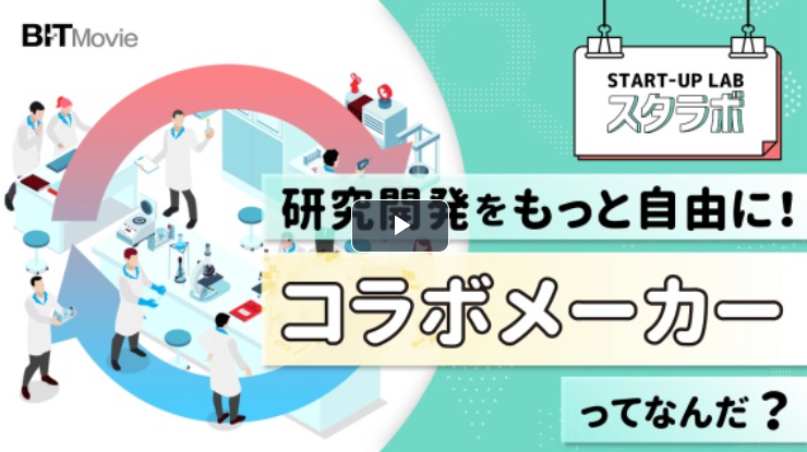 【事業紹介動画】ビジネス+IT スタートアップラボ にてCo-LABO MAKERを取り上げていただきました