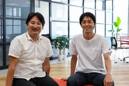 創業者、CEOの林（左）とCOOの髙橋（右）