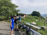 休日には、江田島までサイクリングも。