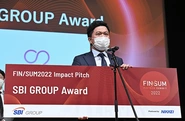 FIN/SUM 2022「インパクトピッチ」にてSBI GROUP Awardを受賞