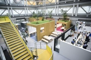 天井高１２ｍの『空中庭園』というテーマの根底にあるのが「オフィスの快適さがクリエイティブな発想を生む！」という想いです。