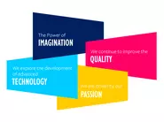 イマジテックでは4つのポイントを大事にしています。それは、①想像力（Imagination）、②技術力（Technology）、③高品質（Quality）、④情熱（Passion）の4つです。どれか一つでも欠けてはいけない私たちが大事にしている理念です。