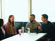 無料で利用できるカフェスペース