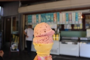 昭和44年からアイスを提供している（新潟県初のアイスクリーム店！）、見附名物谷信菓子店さん。