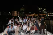 創業月の6月には毎年、全社員集合してお祝い！コロナ前は屋形船でやりました。今年は社員集合やりたいなぁ！