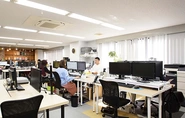 名古屋オフィスのオフィスルーム。働きやすい環境を整えています！