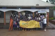 ウガンダのASHINAGA Terakoya Hallにてポップコーンボランティア