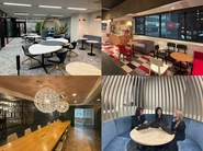 東京営業所には開放的な作業スペースや会議室が整えられており、快適に業務を行うことができる。