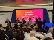 OFE at PayPal FinTech Xchange with Steve Wozniak, co-founder of Apple. #OFE