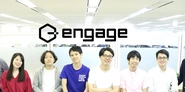 「engage」の企画開発を行っているスタートアップのメンバー。まだ10名ですが、20名に増員予定！