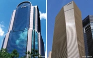 梅田本社オフィス（左）は梅田駅から徒歩4分、銀座オフィス（右）は銀座駅から徒歩1～2分の好立地！どちらも自社ビルです。