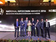 Awarded in the “Most Innovative Infocomm Product / Solution” category in Singapore’s 2016 National Infocomm Awards