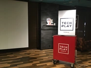 TECH PLAYは『”テクノロジー”を”楽しむ”人と人を繋ぎ、活躍の場を広げる。』という想いが込められている、ITイベント情報サイトおよびイベント＆コミュニティスペース。