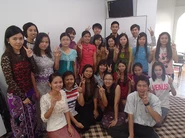 ミャンマー日本語学校の生徒さんたち