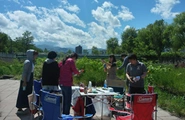 毎年恒例、バーベキュー！夏には希望者全員でキャンプへ。北海道の自然を感じ、リフレッシュ！