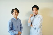 （左から）CEOの吉兼、CCOの須藤。