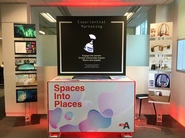 A collaborative booth with another startup (Mi5chiefmakers), showcasing our combined abilities to transform spaces into places