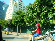 ベトナムオフィス付近の街並み風景