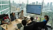 プロダクト戦略のMTG風景。さまざまなアリババテクノロジーを駆使して、何が日本マーケットで商用化できるかを日々議論し、事業を推進してます。
