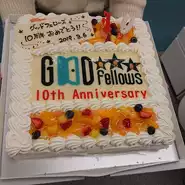 10周年当日はケーキでお祝いしました♪