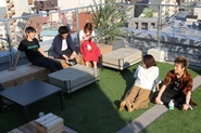 オフィスは、渋谷区桜ヶ丘町です。Wifi完備の屋上がお気に入りスポット