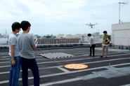 ドローンアプリの開発には飛行実験が必須。都内に屋上付きのラボを持ちスピード早く開発を進めます。