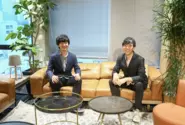 創業者下山(左)と現CEO木田(右)