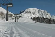 スキー場ゲレンデトップからの絶景