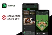 自社アプリ「TeamHub」は野球チームを中心に多くのアマチュアチームに使われています。