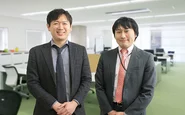 左：代表取締役　岡田和人 / 右：取締役　吉村行雄。いいひとづくりに日々奮闘中！