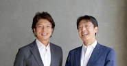 (左)代表取締役CEOの中村、（右）代表取締役COO豊増