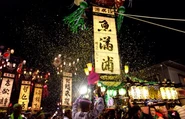 出張で行った石川県の石崎奉燈祭の様子