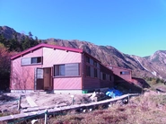 山小屋増築工事