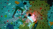 デジタルとボルダリングを組み合わせた新しいスポーツ。壁を塗り合う対戦型クライミング「JINTORI」。